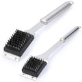 2 Pack Grill Brush and Scraper, 16.5” & 14” Wire BBQ Grill Brush