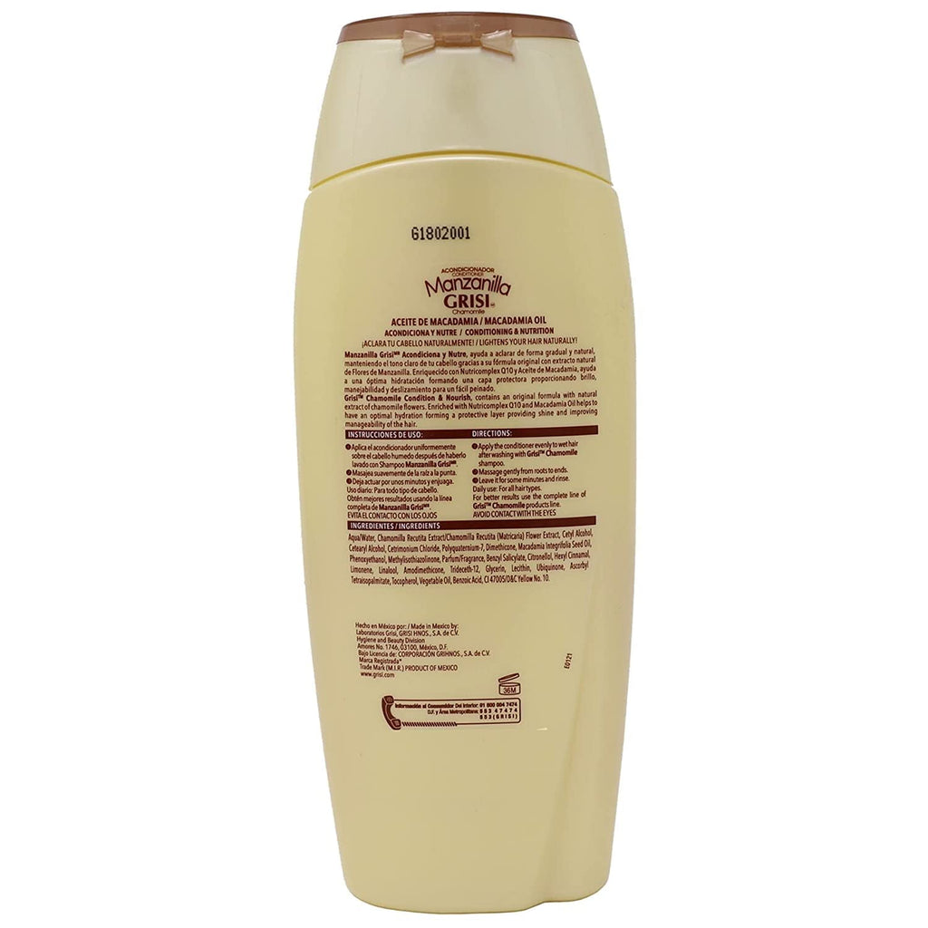 Manzanilla (Chamomile) Conditioner 13.5oz by Grisi