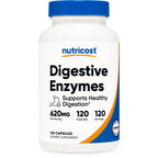 Nutricost Digestive Enzymes (620mg) 120 Capsules | Complete Digestive Enzyme Supplement