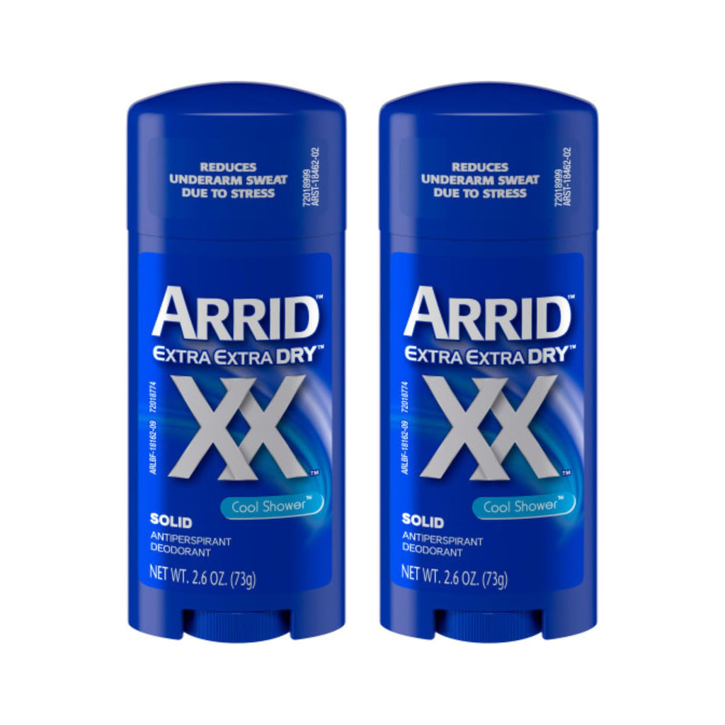 Buy now Arrid XX Extra Extra Dry Solid Antiperspirant Deodorant, Cool Shower, 2.6 oz. (Pack of 2) at indiglob india
