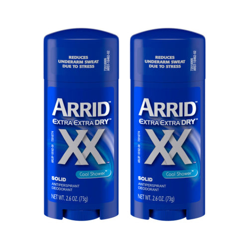 Buy now Arrid XX Extra Extra Dry Solid Antiperspirant Deodorant, Cool Shower, 2.6 oz. (Pack of 2) at indiglob india