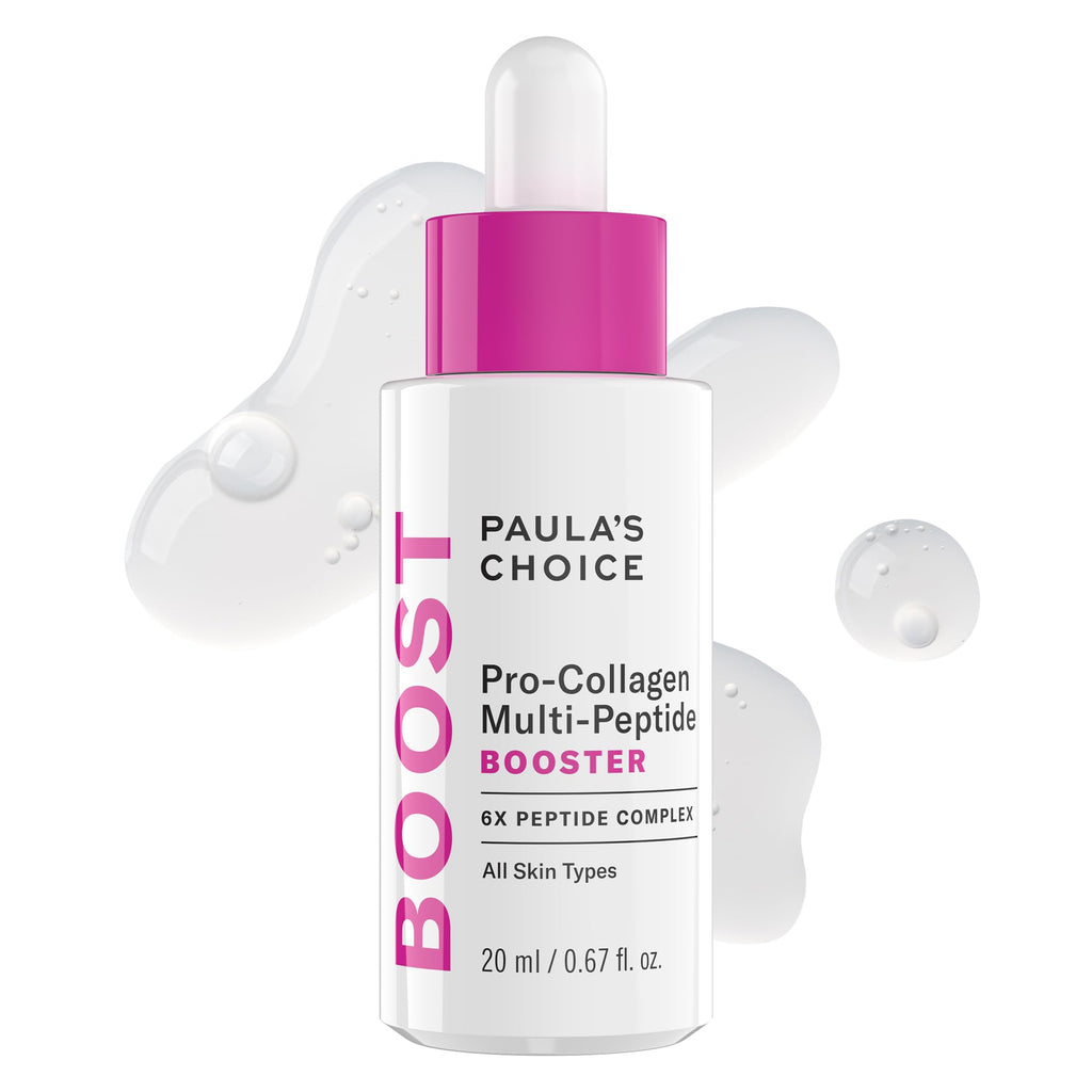 Buy now PaulaÆ’??s Choice Pro-Collagen Multi-Peptide Booster Face Serum for Wrinkles, Serum for Face Supports Collagen Production with Plumping Hyaluronic Acid & Amino Acids, Fragrance-Free, 0.67oz at indiglob india