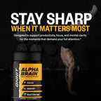ONNIT Alpha Brain Nootropic Brain Supplement for Focus & Memory, 90 Count | IGEN Non-GMO Tested; L-Theanine, Alpha GPC & Vitamin B6; brain supplement for memory, focus & mental clarity, men & women