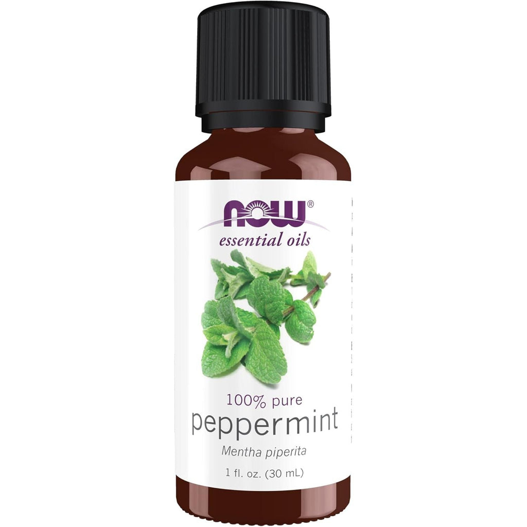 Buy now NOW Essential Oils, Peppermint Oil, Invigorating Aromatherapy Scent, Steam Distilled, 100% Pure, Vegan, Child Resistant Cap, 1-Ounce at indiglob india