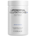 Codeage Liposomal Glutathione+, 1000mg, Vitamin C, CoQ10, 120 Capsules