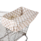 Itzy Ritzy Shopping Cart & High Chair Cover, Baby Seat Cover (Checkerboard)