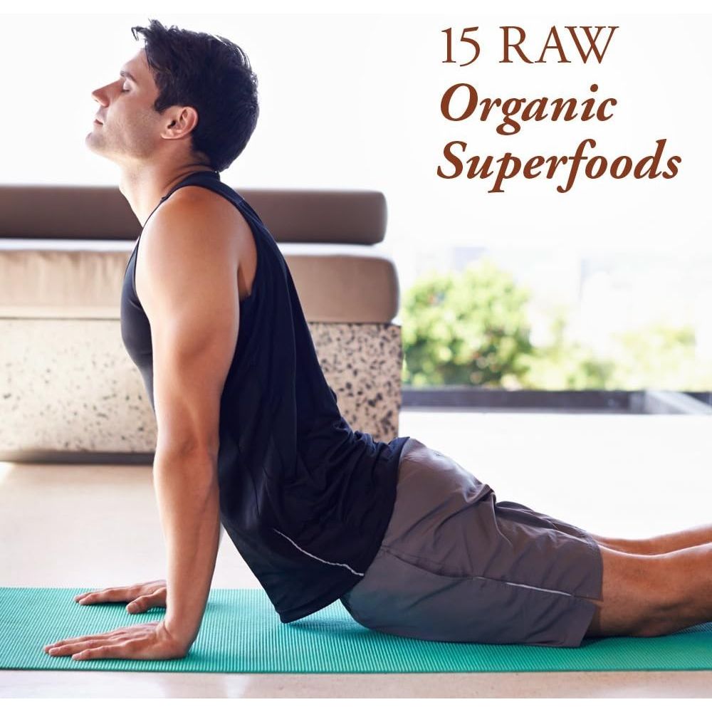 Buy now Garden of Life Raw Organic Fiber Powder, 30 Servings, 15 Organic Superfoods, Probiotics, Omega-3 ALA, 4g Soluble Fiber, 5g Insoluble for Regularity, Psyllium Husk Free at indiglob india