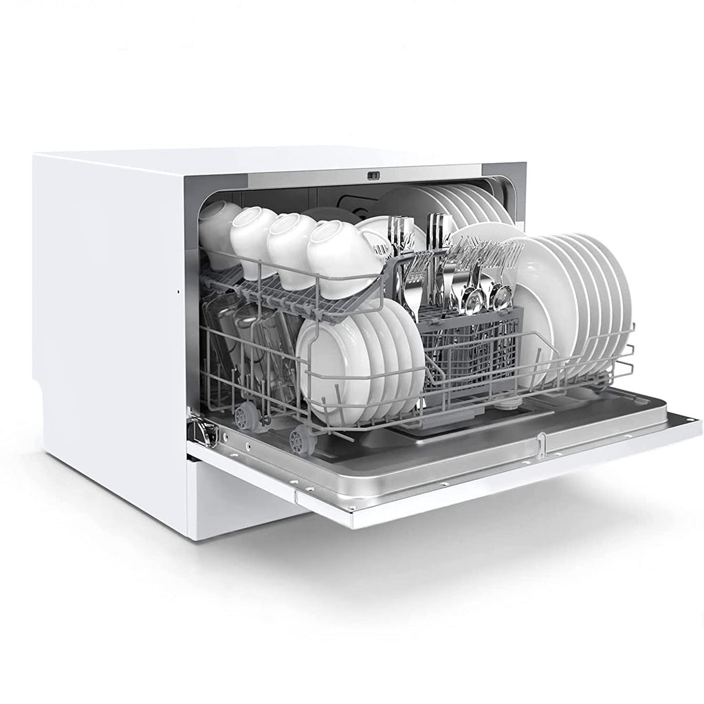 Buy now Honeywell Countertop Dishwasher with 6 Place settings, 6 Washing Programs, Stainless Steel Tub, UL/Energy Star- Stainless Steel at indiglob india