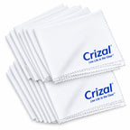 Crizal® Eyeglass Cleaning Cloths – 12 Pack | Premium Microfiber Lens Cleaning Cloths | Designed Safe for All Advanced AR & Anti-Reflective Lens Coatings