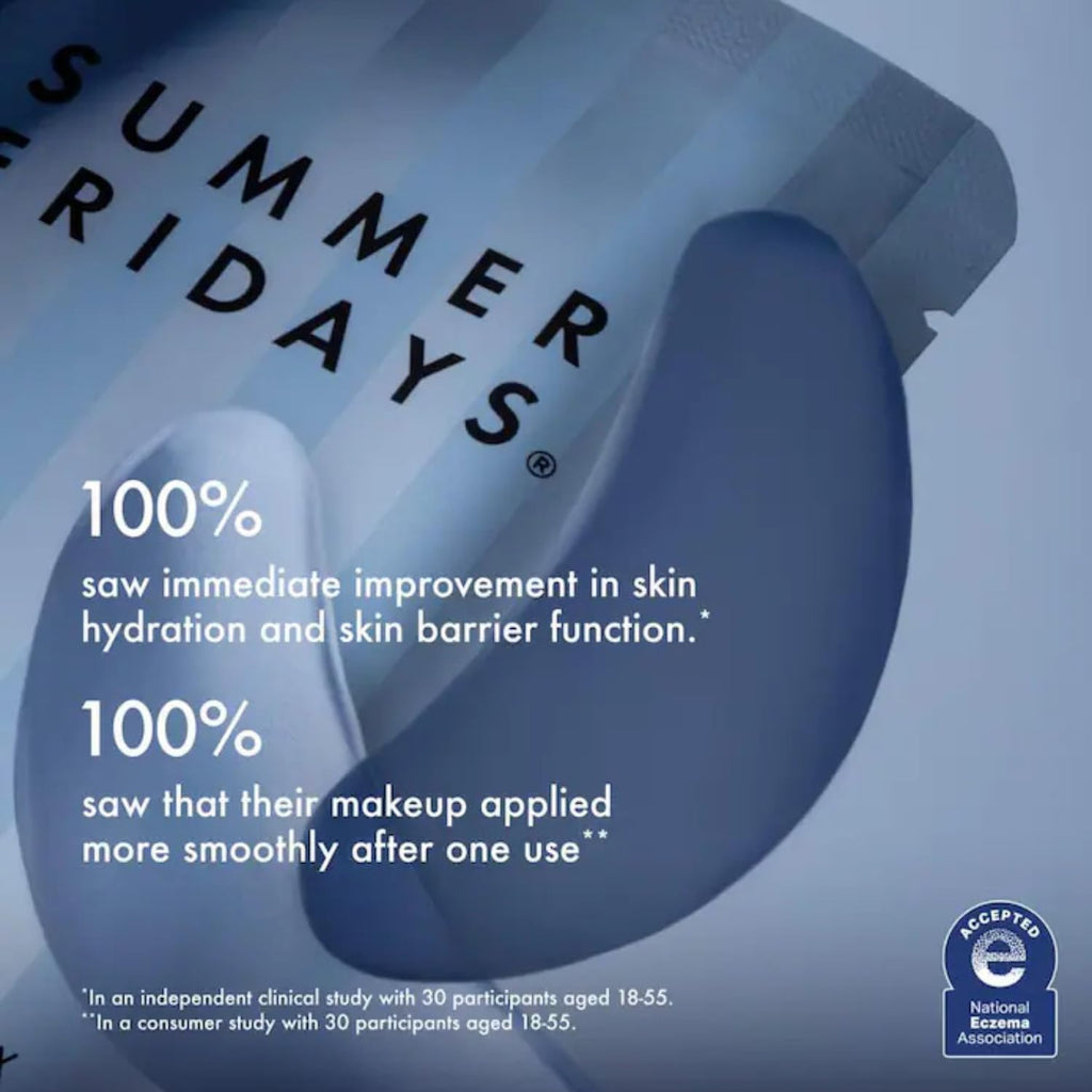 Buy now Summer Fridays Jet Lag Under Eye Patches - Hydrating & Depuffing Hydrogel Eye Masks with Caffeine & Peptides to Soothe & Refresh the Undereye Area (6 Pairs) at indiglob india