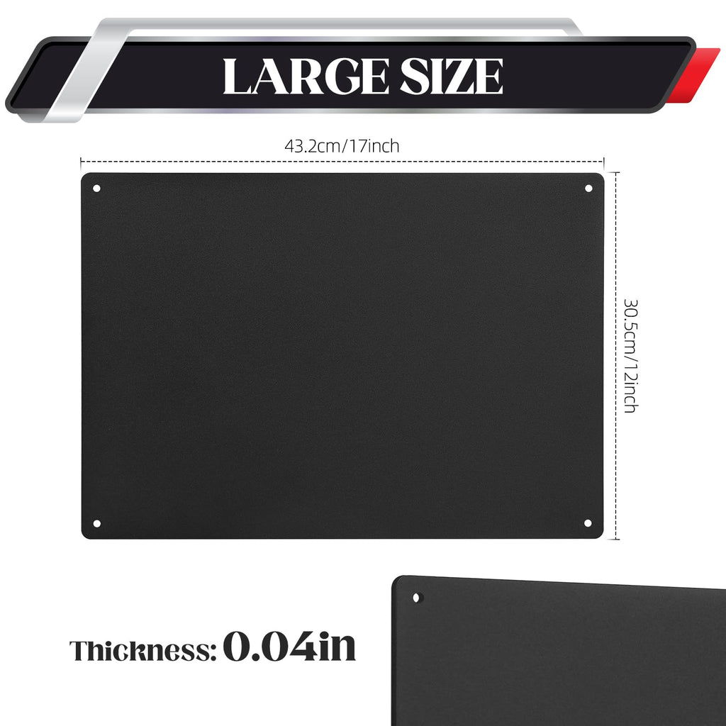 2Pack Magnet Board,17" x 12"Magnetic Board for Wall for Magnets,Display Magnetic Letters,Numbers,Spice Jars,Sticky Notes,and Photos,Suitable for Walls,Refrigerators,Cubicles,Cabinets, and More