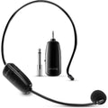 Buy now Bietrun Wireless Microphone Headset, UHF Wireless Headset Mic System, 160ft Range,1/8'' and 1/4'' Plug, for Speakers, Voice Amplifier, PA System(Not Supported AUX/iOS) Default at indiglob india