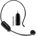 Buy now Bietrun Wireless Microphone Headset, UHF Wireless Headset Mic System, 160ft Range,1/8'' and 1/4'' Plug, for Speakers, Voice Amplifier, PA System(Not Supported AUX/iOS) Default at indiglob india