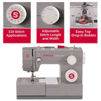 Buy now Singer HD6380FR Heavy Duty 6380 Sewing Machine With Accessories - Recertified at indiglob india