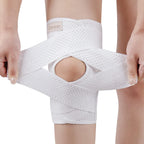 Buy now Galvaran Knee Brace with Side Stabilizers for Meniscal Tear Knee Pain ACL MCL Arthritis Injuries Recovery, Breathable Adjustable Knee Support for Men and Women X-Large White at indiglob india
