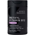 Sports Research® Vitamin B12 as Methylcobalamin 5000mcg, 120 Liquid Caps | Plant-Based B12 with Coconut MCT Oil for Energy Metabolism Support | Vegan, Non-GMO, 120 Servings