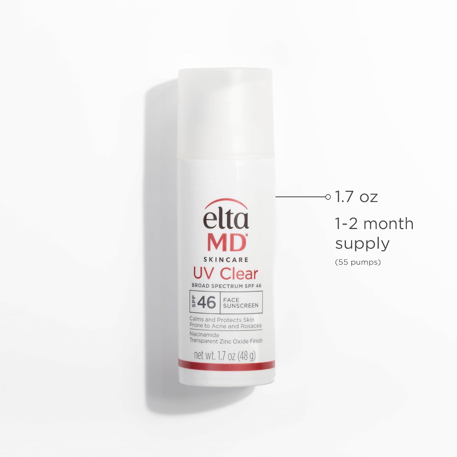 Buy now EltaMD UV Clear Face Sunscreen SPF 46, Oil-Free Sunscreen with Zinc Oxide, Dermatologist Recommended at indiglob india