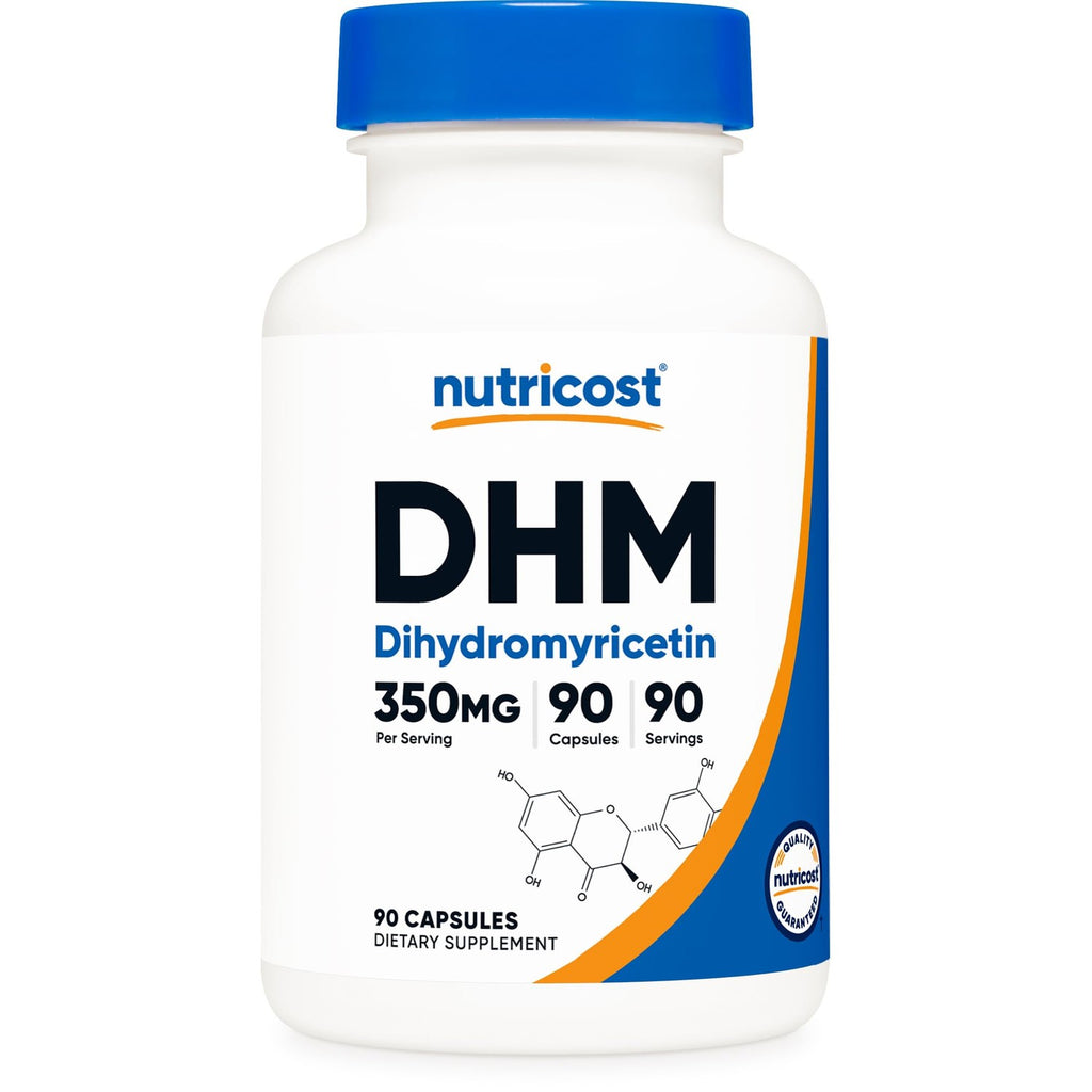Nutricost Dihydromyricetin (DHM) 350mg, 90 Capsules for 90 Servings, Vegan | GMO-Free