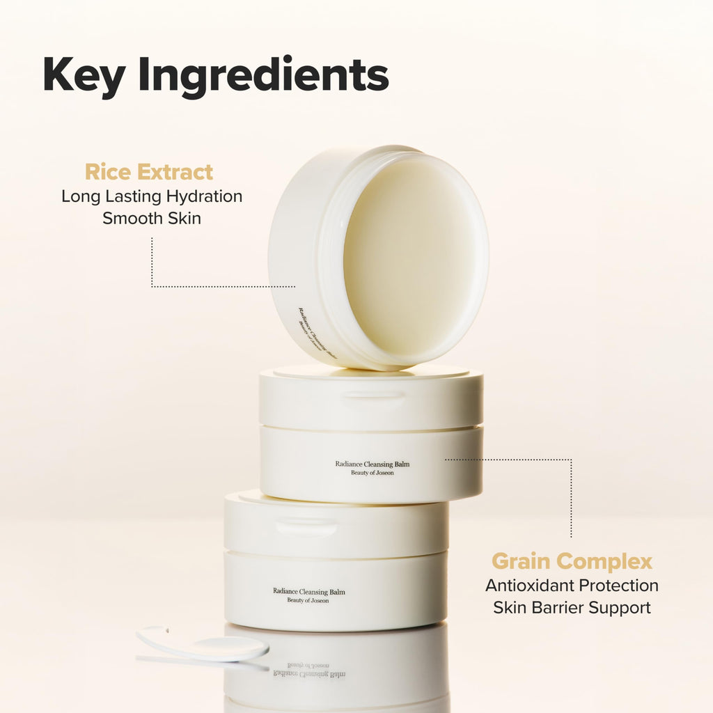 Beauty of Joseon Radiance Cleansing Balm Makeup, Sunscreen, Pore Cleanser for Sensitive Acne Skin. Korean Skincare for Men and Women 100ml, 3.38 fl.oz