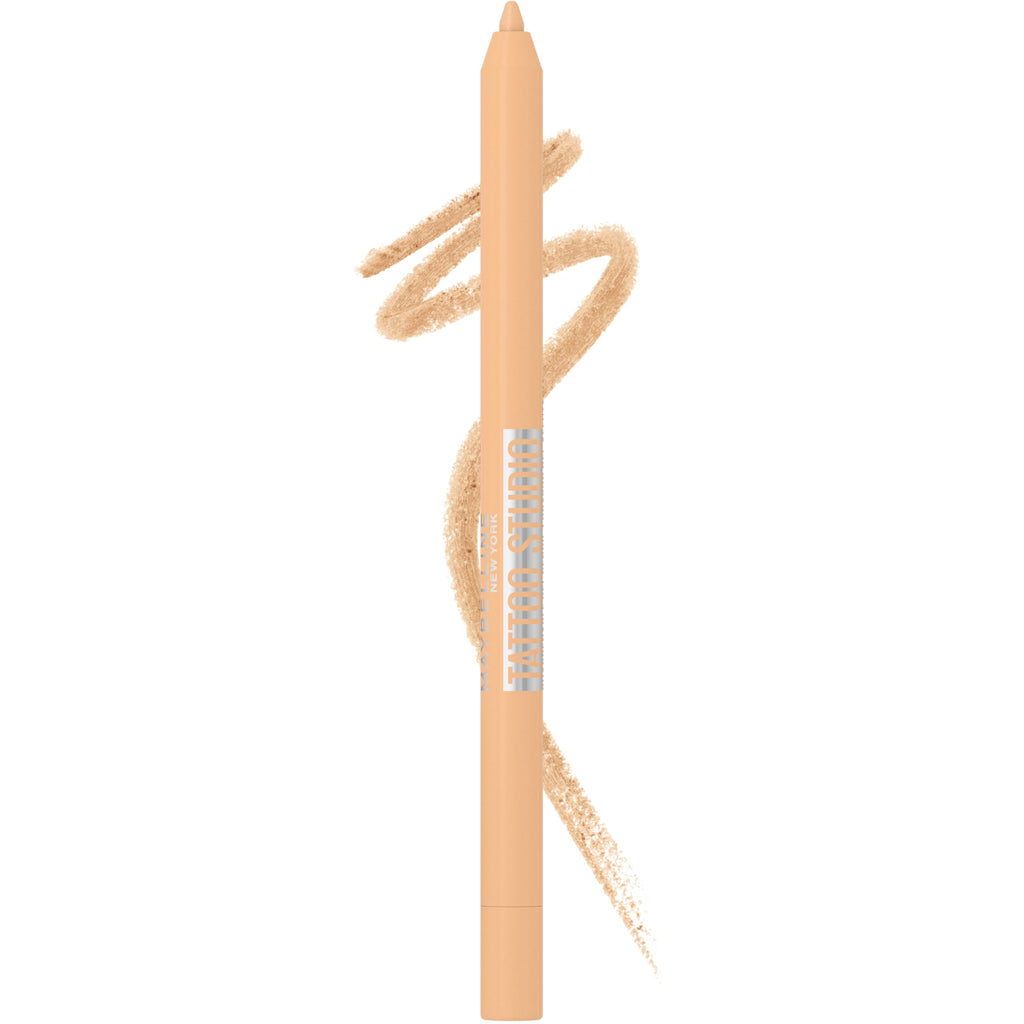 Buy now Maybelline TattooStudio Long-Lasting Sharpenable Eyeliner Pencil, Glide on Smooth Gel Pigments with 36 Hour Wear, Waterproof, Deep Onyx, 1 Count at indiglob india