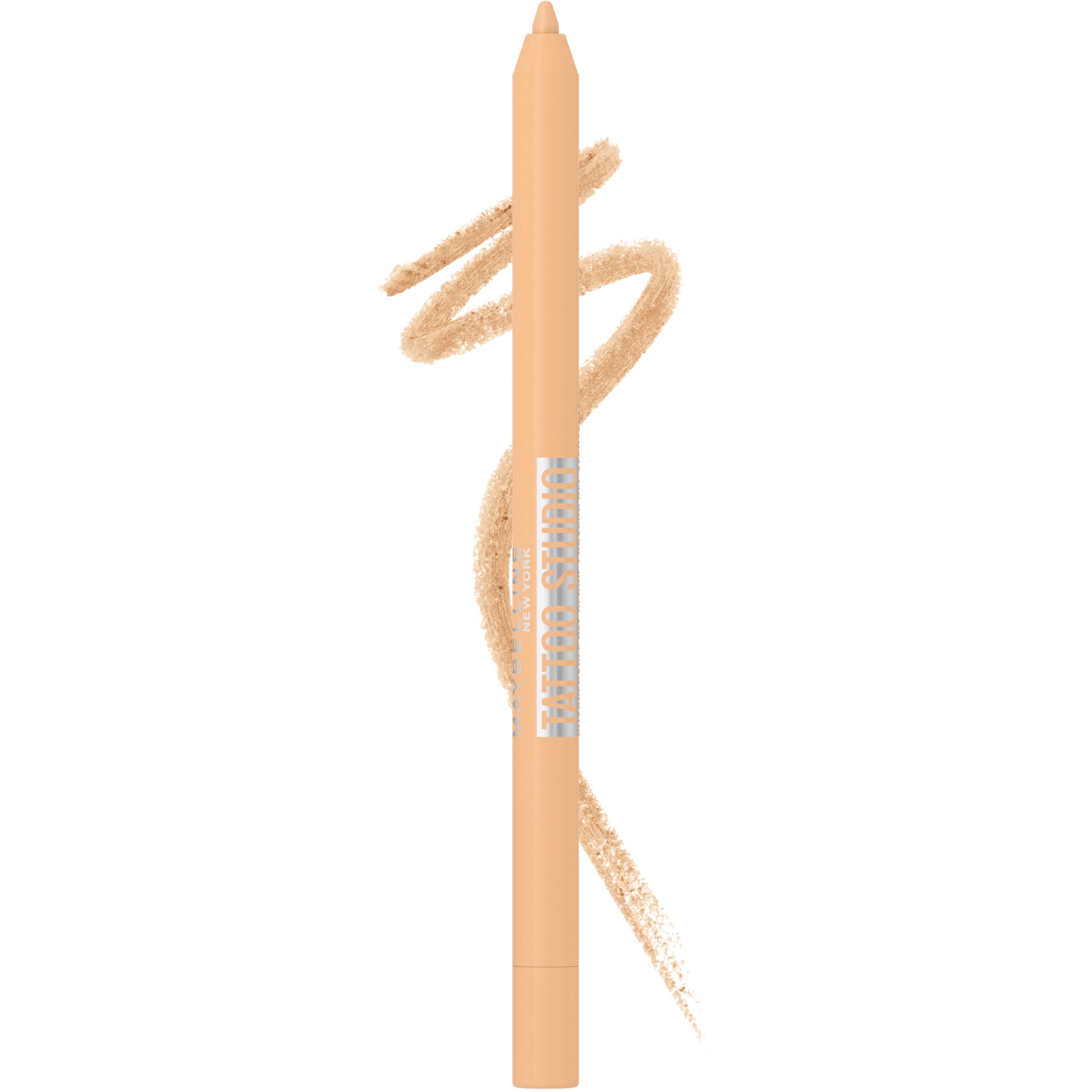 Buy now Maybelline TattooStudio Long-Lasting Sharpenable Eyeliner Pencil, Glide on Smooth Gel Pigments with 36 Hour Wear, Waterproof, Deep Onyx, 1 Count at indiglob india