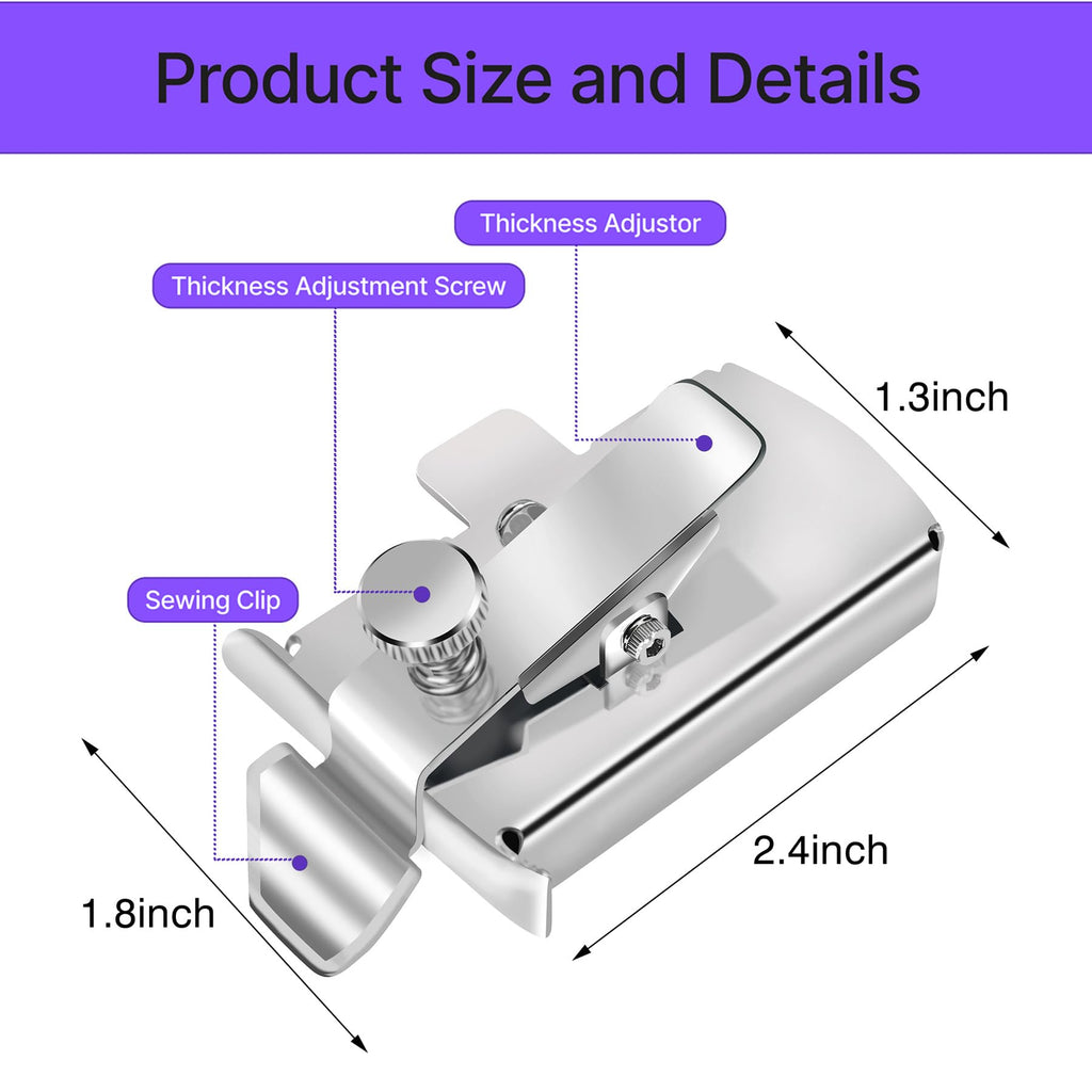 Magnetic Seam Guide for Sewing Machine,Guide Sewing Presser Foot,Seam Gauge Ruler,Universal Sewing Quilting Accessories Supplies Tools,WENICE