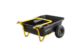 Gorilla Carts Poly Dump Cart, 2-Wheel Garden Wagon, 4 Cu Ft, 300lb Capacity
