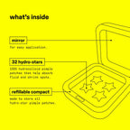 Buy now Starface Hydro-Star Pimple Patches + Big Yellow Compact, Clinically Proven Spot Shrinking in 6 Hours, Absorb Fluid and Reduce Redness, Hydrocolloid, Vegan and Cruelty-Free Skincare (32 Count) at indiglob india
