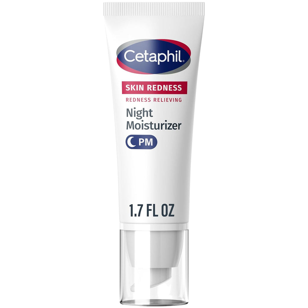 Buy now Cetaphil Night Cream, Redness Relieving Night Moisturizer for Face, 1.7 fl oz, For Dry, Redness-Prone Skin, Hypoallergenic, Fragrance Free at indiglob india