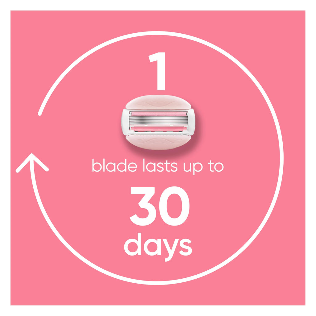 Gillette Venus ComfortGlide White Tea 4 count, with Gillette Venus ComfortGlide plus Olay 2 count, Women's Razor Blade Refills