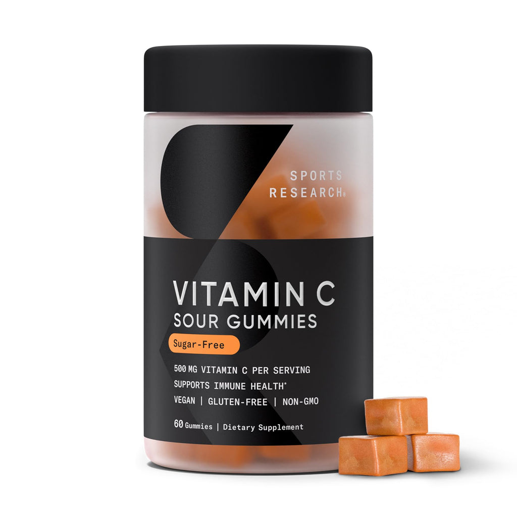 Sports Research® High Potency Vitamin C 1000mg, 240 Count Veggie Capsules | Antioxidant Activity & Immune Support | Ascorbic Acid Vitamin C | Non-GMO Verified & Gluten Free - 240 Servings