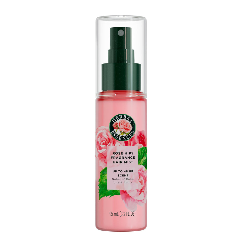 Herbal Essences Hair Perfume for Women, Rose Scent | Hair Mist Fragrance Spray, Frizz Control, 3.2 fl oz, for all Hair Types