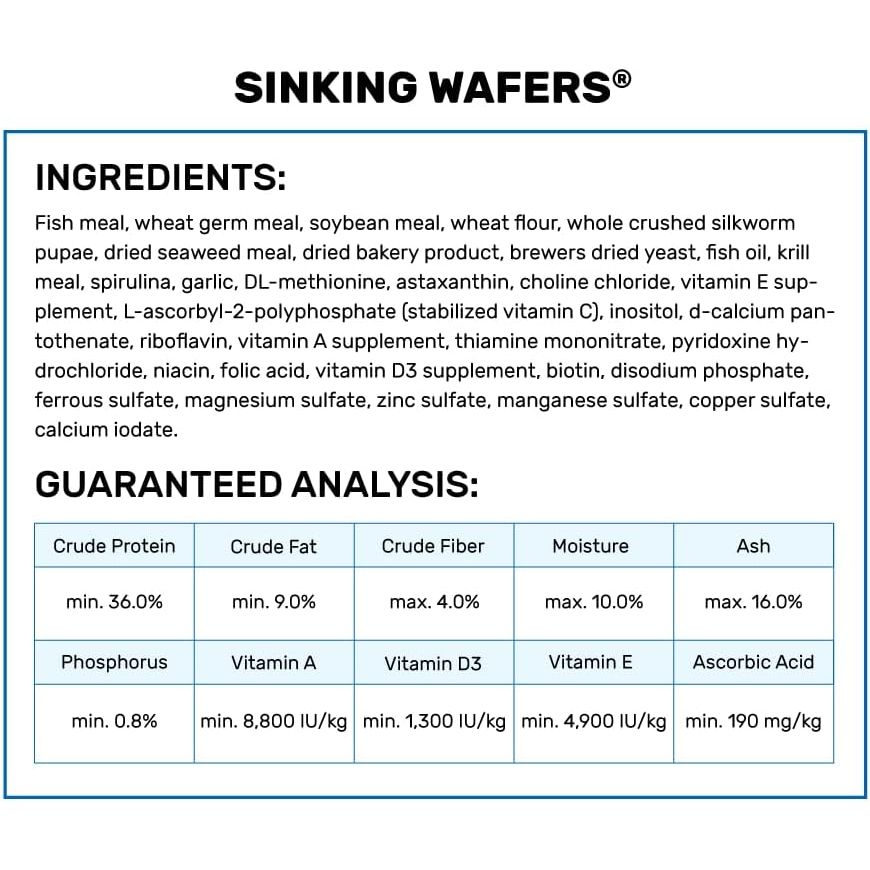 Buy now Hikari Tropical Sinking Wafers for Catfish, Loaches and Bottom Feeders 3.88 oz at indiglob india