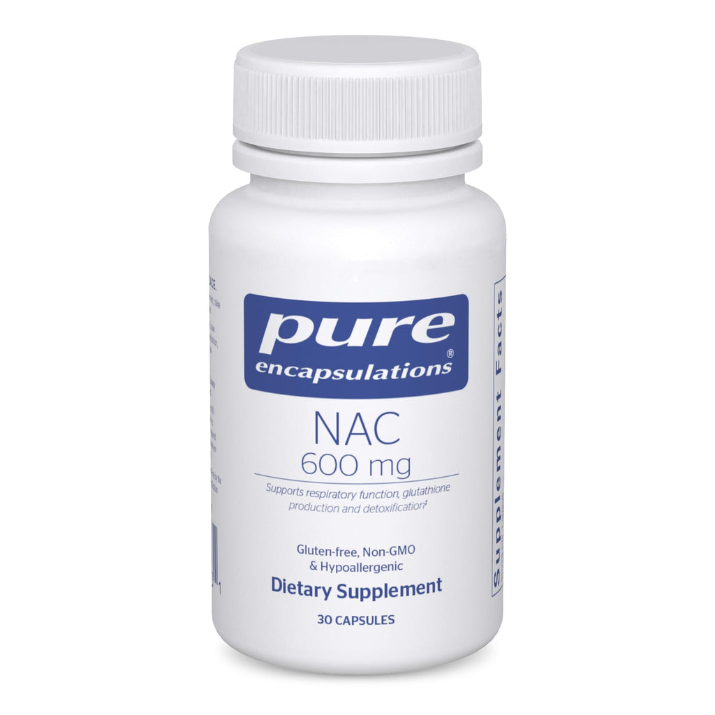 Pure Encapsulations NAC 600 mg, 90 Capsules | N-Acetyl Cysteine NAC Supplement for Lung Health and Immune Support*, Liver Support and Antioxidants*