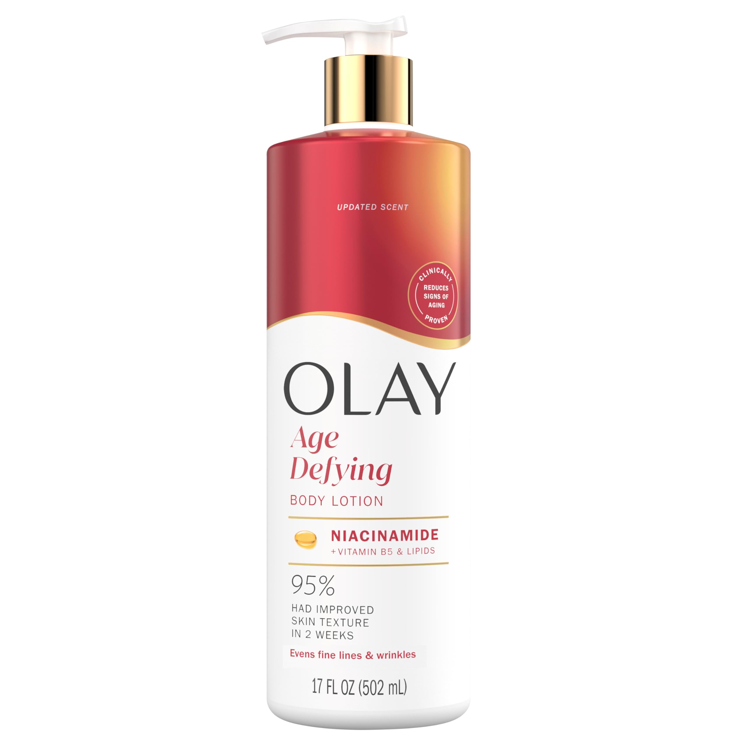 Buy now Olay Body Lotion for Women, Brightening with Vitamin C Serum, Visibly Bright & Radiant Skin, 24hr Moisture & Hydration, Fast Absorbing Formula, Vitamin B3 Complex, For All Skin Types, 17 fl oz Niacinamide 17 Fl Oz (Pack of 1) at indiglob india