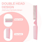 Versatile RHOS folding brush features a double head design for styling, compact with a mirror. Verified by CuratCart.