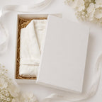 Vantist 4 Pack Medium 14" White Gift Boxes With Lids for Clothes Presents
