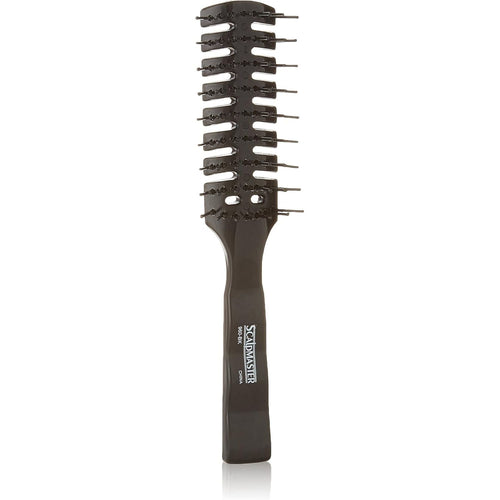 Buy now 7 Rows Vent Hair Stylist Brush Black by Scalpmaster at indiglob india
