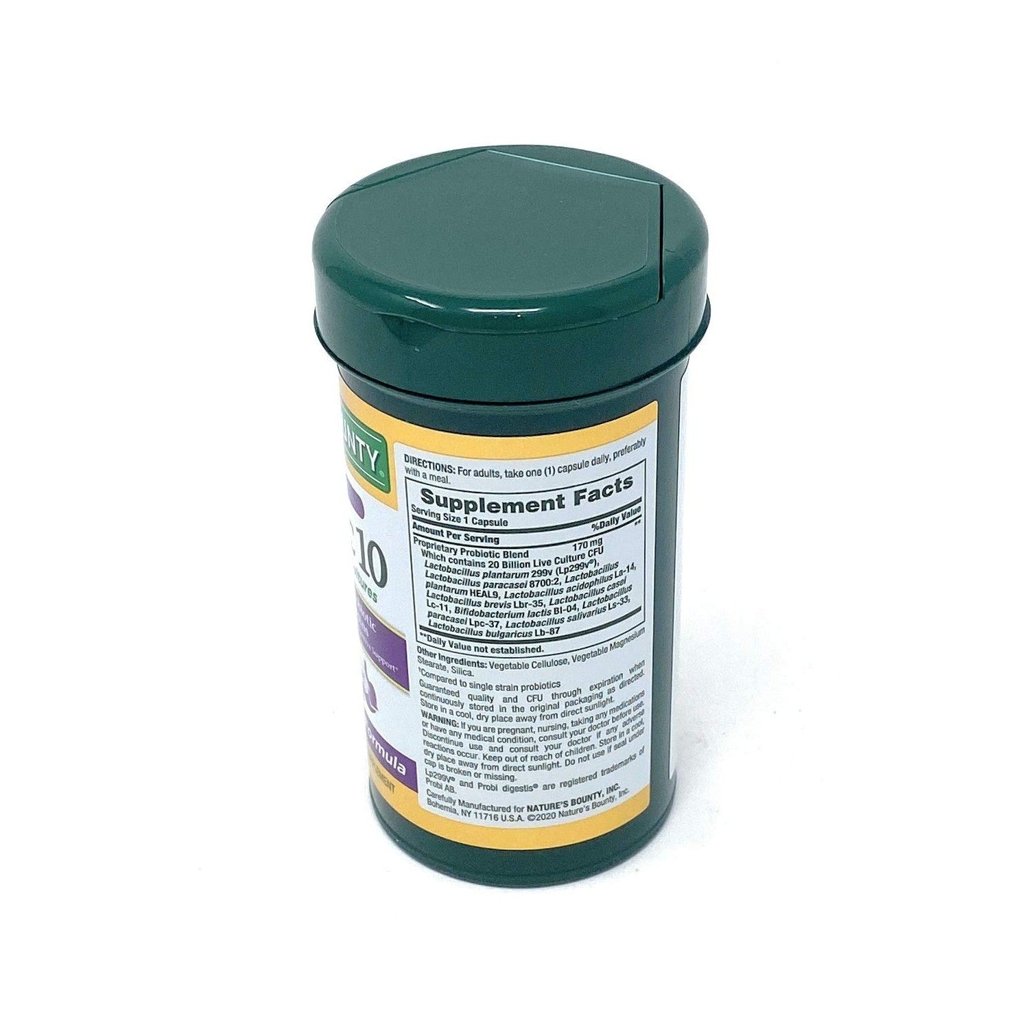 Nature's Bounty Ultra Strength Probiotic 10, 70 Capsules
