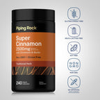 Piping Rock Super Ceylon Cinnamon Complex Capsules | 240 Powder Pills | Extract Supplement with Chromium and Biotin | Vegetarian, Non-GMO, Gluten Free