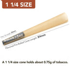 Flavored Cones Rolling Papers, 1 1/4 Size Pop Cones, 24 Pack