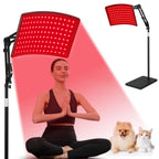 Viconor Red Light Therapy for Face and Body, Red Infrared Light Therapy Lamp with Stand Led 660nm & 850nm Infrared Light Device for Body