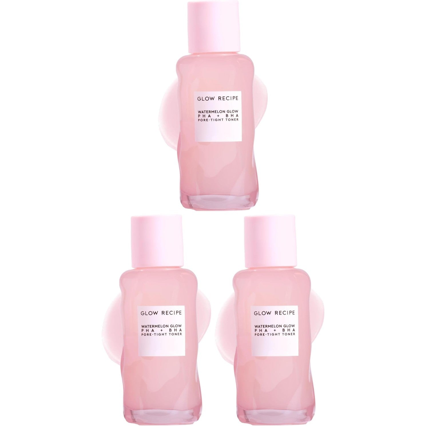 Glow Recipe PHA + BHA Face Toner, Korean Exfoliating Toner for Pores, Gentle Chemical Exfoliant + Hydrating Toner, Watermelon, Cactus Water + Glycerin (150ml)