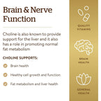 Buy now Solgar Choline 350 mg, 100 Vegetable Capsules - Supports Healthy Brain & Cellular Function - Vegan, Gluten Free, Dairy Free, Kosher - 100 Servings at indiglob india