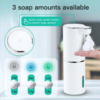 Buy now LAOPAO Soap Dispenser, Automatic Foaming Hand Soap Dispenser Touchless Rechargeable Bathroom Countertop Soap Pump for Kids Xmas Gift 300ml at indiglob india