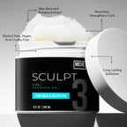 Miche Sculpt Curl Defining Gel – Alcohol-Free Curl Sculpting Gel for Medium Hold, Shine, and Definition – Enriched with Organic Aloe Vera & Bamboo Extract for Curly Hair