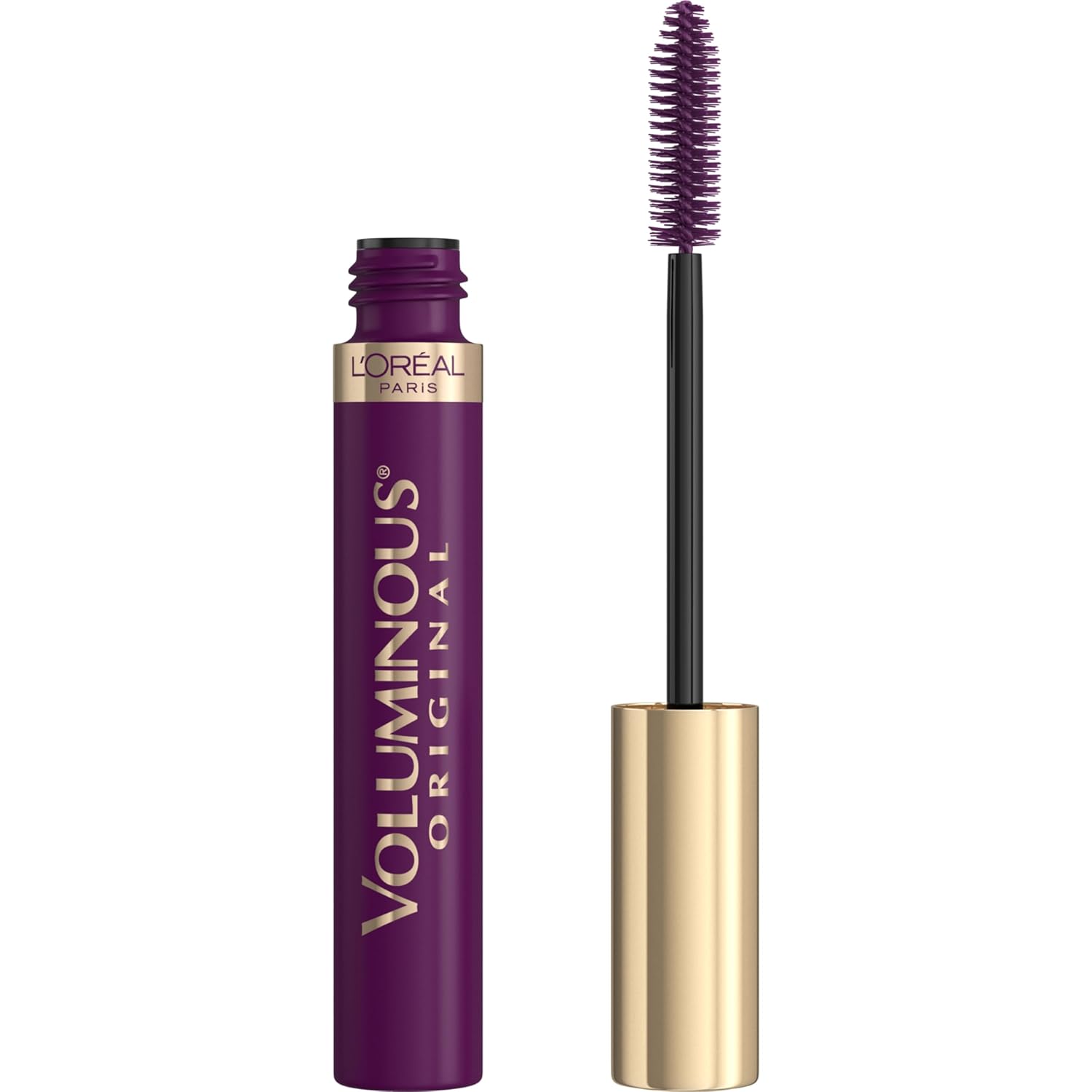 Buy now L'OrÃ©al Paris Voluminous Original Mascara, Black, 0.28 fl. oz. Deep Violet 0.27 Fl Oz (Pack of 1) at indiglob india