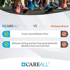 CareAll Clotrimazole Antifungal Cream 1% USP 1.0 oz. (4 Pack), Cures Most Athlete’s Foot, Jock Itch and Ringworm, Compare to The Leading Brand.