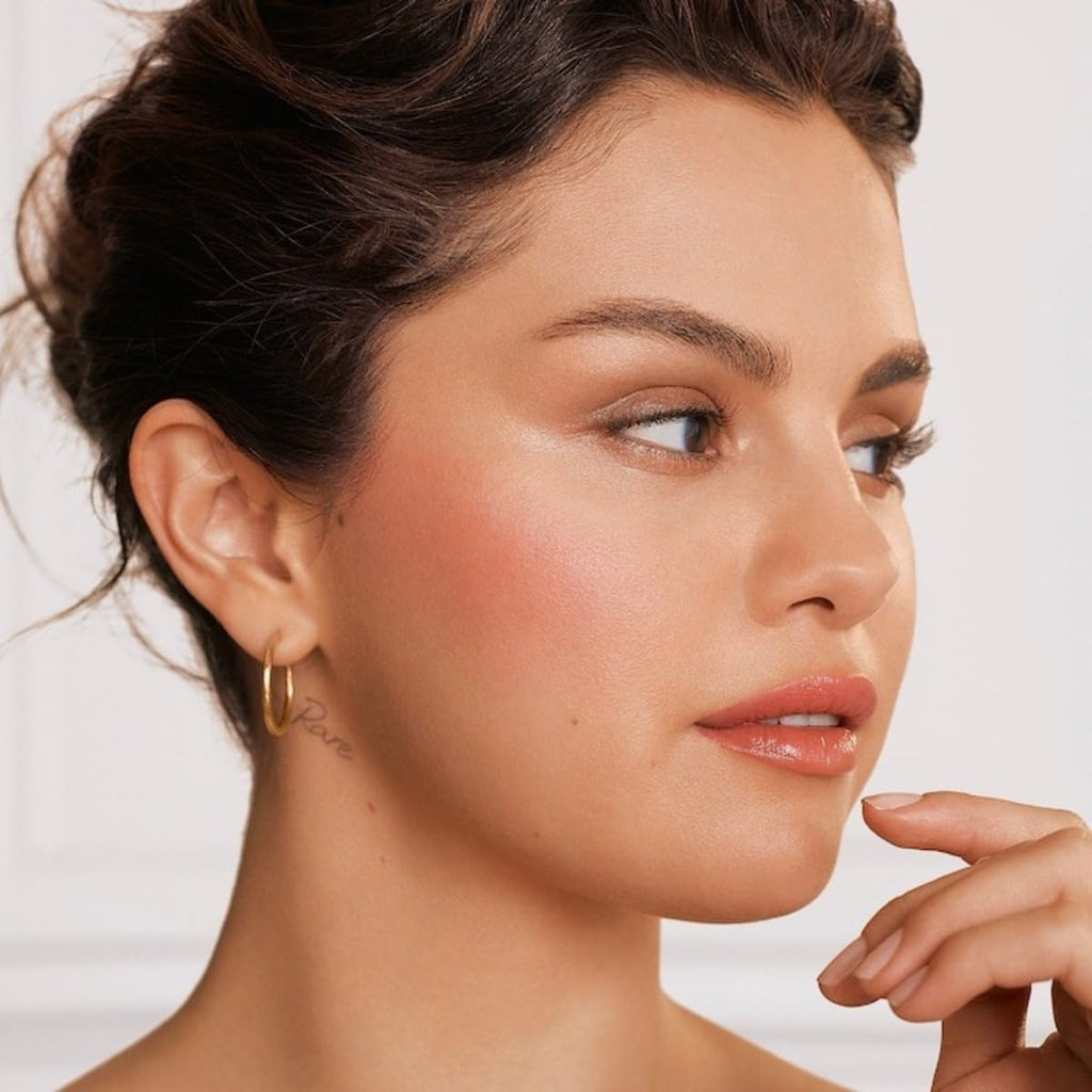 Buy now Rare Beauty by Selena Gomez Positive Light Liquid Luminizer Highlight - Enlighten - Champagne at indiglob india