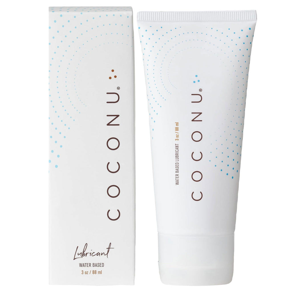 Coconu Organic Water Based Lubricant for Women & Men, pH Balanced, 3 oz